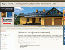 Tablet Screenshot of hilak-bramy.pl
